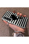 Realme C65 4g Compatible Striped Black Case, Shockproof Silicone, Stylish
