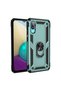 Samsung Galaxy A02 Case Sofia Silicone Cover with Ring - Green
