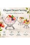 140ml Transparent Glass Dessert Bowls, Set of 6 - 3