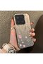 Mi 15 5g Compatible Pink Branch Flower Case, Shockproof Silicone, Stylish