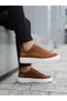 Ba0581 Men's Sneaker Daily Casual Sports Shoes Brown White Sole - 2