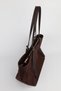 Women's Suede Brown Adjustable Gold Vintage Belt Buckle Large Size Hand and Shoulder Bag Leo - 7