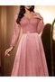Rochie lunga, Roz pudra - 7