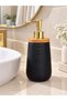 500 ml Ceramic Soap Dispenser with Bamboo Stand (with Reed Flower Gift) 1 Soap Dispenser - 5