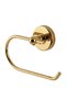 3-Piece Stainless Brass Karac Gold Gold Color Bathroom Accessory Set - Towel Holder, Toilet Paper Holder and Hanger Set - 5