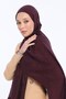 Alia Shawl - Vo Roma Pattern - Plum - 2