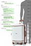 Hard Shell Unbreakable Expandable PP 28 Inch (30-35kg) Luggage, Lightweight, Secured Lock Suitcase - 8