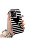 Vivo Y27 5G/Y27S Compatible Striped Black Case, Shockproof Silicone, Stylish - 2
