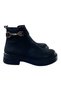 Trendy Model Women's Boots with Gold Buckle - 2