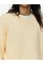 Pulover oversize, galben - 4
