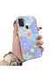 Samsung Galaxy A21S Compatible Flower Strawberry Mix Patterned Case, Protective, Daily Use - 2