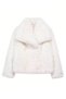 Jacheta Oversize, alb - 2