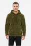 Men's Hooded Casual Plush Sweatshirt with Kangaroo Pocket - 2