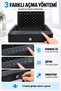 Fingerprint Password Gun Safe Portable Metal Safe with Key 32X25X8 cm - 5