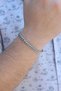 316L Steel Silver Color Mesh Chain Bracelet - 2