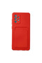 Samsung galaxy a13 4g case kelvin business card silicone - red