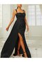 Rochie lunga, Negru - 5