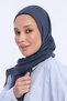 Alia Shawl - Vo Roma Pattern - Navy Blue - 4