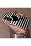 Infinix Hot 60 Pro Plus Compatible Striped Black Case, Shockproof Silicone, Stylish