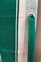 Green and White Striped Balcony Curtain, Terrace Gazebo Camellia Curtain and Sunshade Curtain - 7