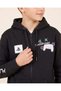 Senior Boys Black PlayStation Printed Zip Through Hooded Sweatshirt - 3