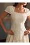 Rochie midi, crem - 3