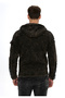 Men's Hooded Zippered Multi-Pocket Sweatshirt Cl611 - 7