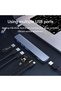 محول USB متعدد الوظائف 8 في 1، USB-C، قارئ بطاقات SD/TF، مدخل صوت 3.5 ملم، USB 3.0، مقبس مزدوج - 7