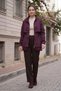 Women's Trench Coat with Lace Detail at the Hem - 4