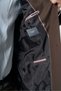 Brown Swallow Collar Striped Double Breasted 6 Drop Slim Fit Full Lining Flexible Suit 1001265152 - 6