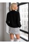 Women's Polo Collar Buttoned Textured Knitwear Sweater 12545 - 3