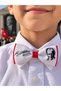 29 October, 23 April Atatürk's Signature and Silhouette Ribbon Bow Tie