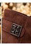 Women's Suede Look Zippered Casual Boots with Buckle Detail - 2
