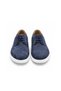 Genuine Nubuck Leather Navy Blue Casual Men's Shoes - 4192 - 3