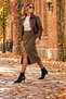 Suede Women's Casual Stylish Elegant Buckle Belt Detailed Kitten Heel Boots & Booties - 5