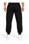 Men's Ribbed Cuffed Sweatpants with Inside Cargo Pockets - 2