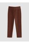 Esvab • Modern & Distinctive Girls' Velvet Leggings with Waist Cord