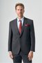 Brown Mono Collar 4 Drop Comfort Fit Full Lining Wool Suit 1001265154 - 2