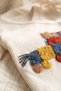 Tiny Trotter 100% Cotton Horse Embroidered Newborn 5-Piece Baby Set - Ecru & Mustard - 4
