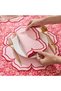 Pink Red Fiona American Service Set 2 Pieces - 3