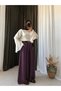 Skirt Trousers with Pockets - 5052 - Eggplant Purple
