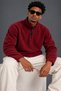 Men's Half Zipper High Collar 3-Piece Fleece - 3