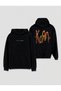 Korn Metal Music Band Front and Back Printed Design Hooded Unisex Sweat Hoodie