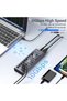 موزع USB 3.2 بـ 10 منافذ، نقل بيانات بسرعة 10 جيجابت في الثانية، محول طاقة 48 واط - 3