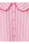 Rmz Gi̇yi̇m Farkiyla Baby Roba Collar Striped Girls' Shirt - 3