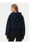 Women's Brand Logo Sweatshirt in Navy Blue, Suitable for Daily Use - 3