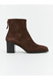 Genuine leather women's heeled boots - 2