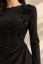 3D Floral Embroidered Applique - 3