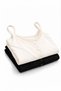 Women's Single Cotton Undershirt with Fixed Buttons, Lace, Thin Straps, Stylish and Comfortable (3185) - 4