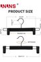 UNUNS 20 Pack Pants Hangers Clothes Hangers with 360 ° Swivel Hooks, Adjustable Non-Slip Clips, Dura - 2